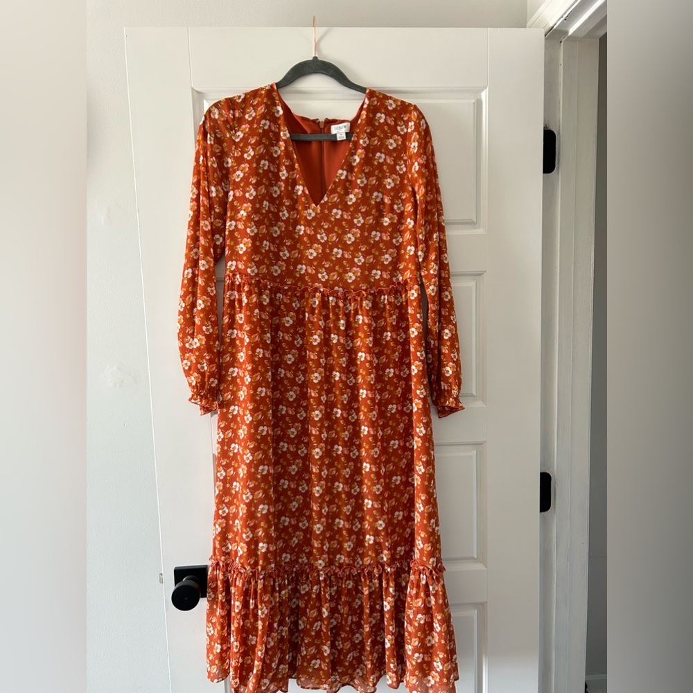 J Crew Small Floral Print Dress